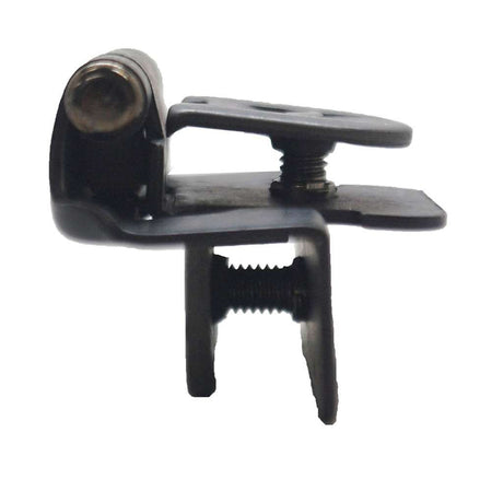 Hickory Double Demountable 1/2" Overlay Partial Wrap Cabinet Hinge (pair) in Black Iron P5310-BI Closed Side