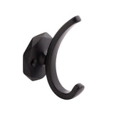 Main View of a Matte Black Wall Hook from Hickory Hardware's Karat Collection H077848MB