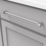 HICKORY Midway Handle Cabinet Pulls in Chrome and Clear 12" P3711-CACH Mounted