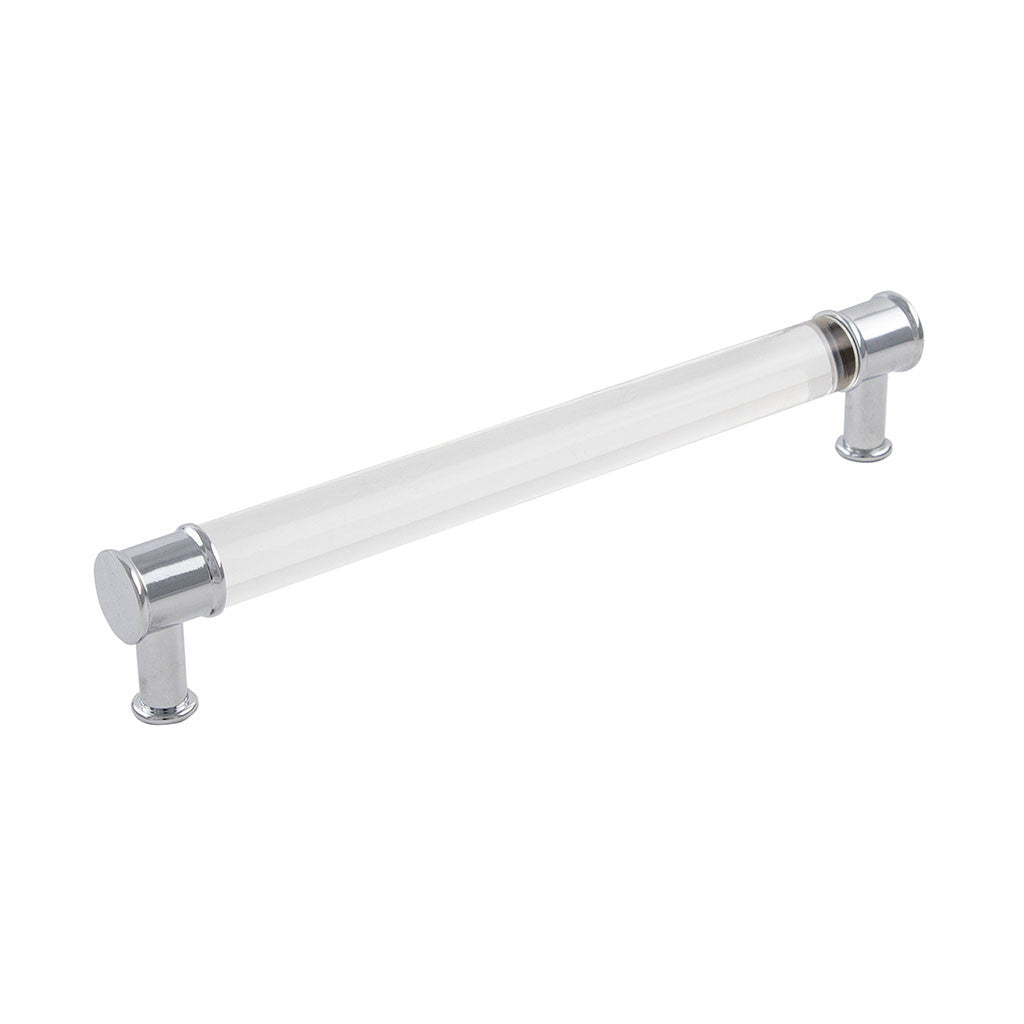 HICKORY Midway Handle Cabinet Pulls in Chrome and Clear 192mm P3703-CACH