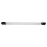 HICKORY Midway Handle Cabinet Pulls in Matte Black and Clear 12" P3711-CAMB Front View