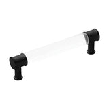 HICKORY Midway Handle Cabinet Pulls in Matte Black and Clear 128mm P3635-CAMB