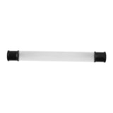 HICKORY Midway Handle Cabinet Pulls in Matte Black and Clear 160mm P3702-CAMB Front View