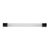 HICKORY Midway Handle Cabinet Pulls in Matte Black and Clear 192mm P3703-CAMB Front View