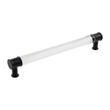 HICKORY Midway Handle Cabinet Pulls in Matte Black and Clear 224mm P3704-CAMB