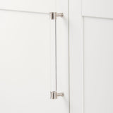 HICKORY Midway Handle Cabinet Pulls in Satin Nickel and Clear 224mm P3704-CASN Display