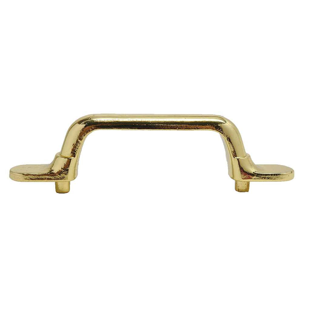 Ultra Brass 3" Hole Centers Cabinet Handle from Keeler Brass P8309-UB Side View