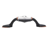 Liberty 3" Centers Handle Cabinet Pull in Oil Rubbed Bronze and Clear P15568C-472-C Side View