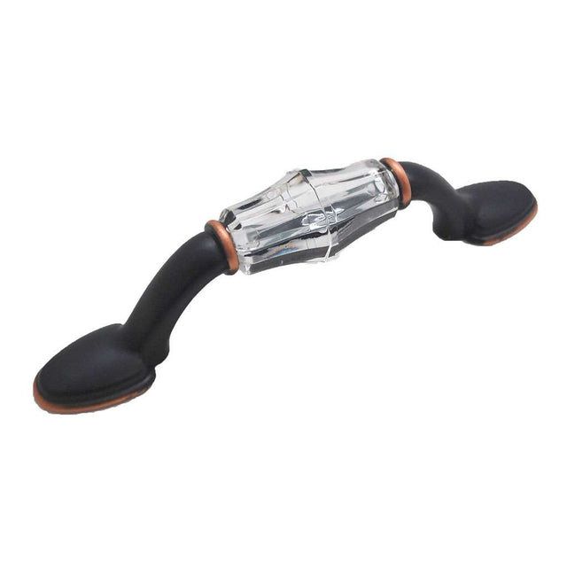Liberty 3" Centers Handle Cabinet Pull in Oil Rubbed Bronze and Clear P15568C-472-C
