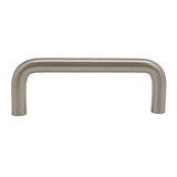 LIBERTY Cabinet Wire Pulls in Satin Nickel 3" P604DA-SN-C Side View