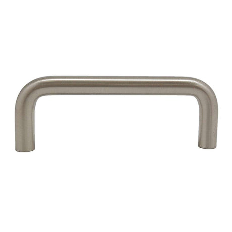 LIBERTY Cabinet Wire Pulls in Satin Nickel 3" P604DA-SN-C Side View