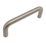 LIBERTY Cabinet Wire Pulls in Satin Nickel 3" P604DA-SN-C on White Background