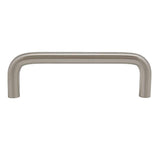 LIBERTY Cabinet Wire Pulls in Satin Nickel 89mm P604DB-SN-C Side View