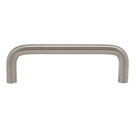 LIBERTY Cabinet Wire Pulls in Satin Nickel 89mm P604DB-SN-C Side View