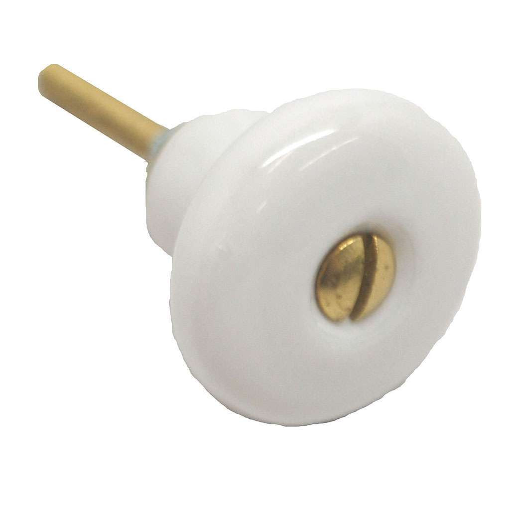 LOT 2 AMEROCK 3/4" Diameter Cabinet Knob in White BP-705-30