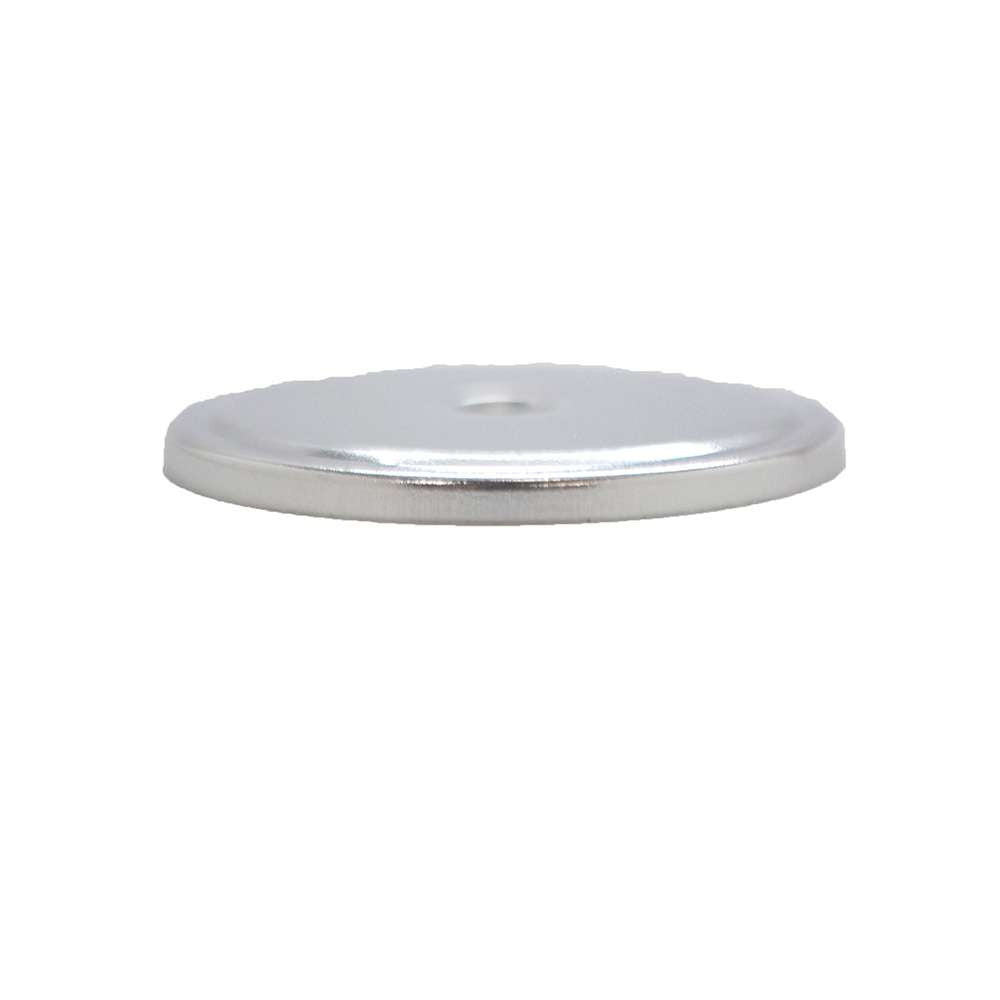 Stone Harbor 1-3/4" Diameter Knob Backplate in Polished Chrome 30119-26 Side View