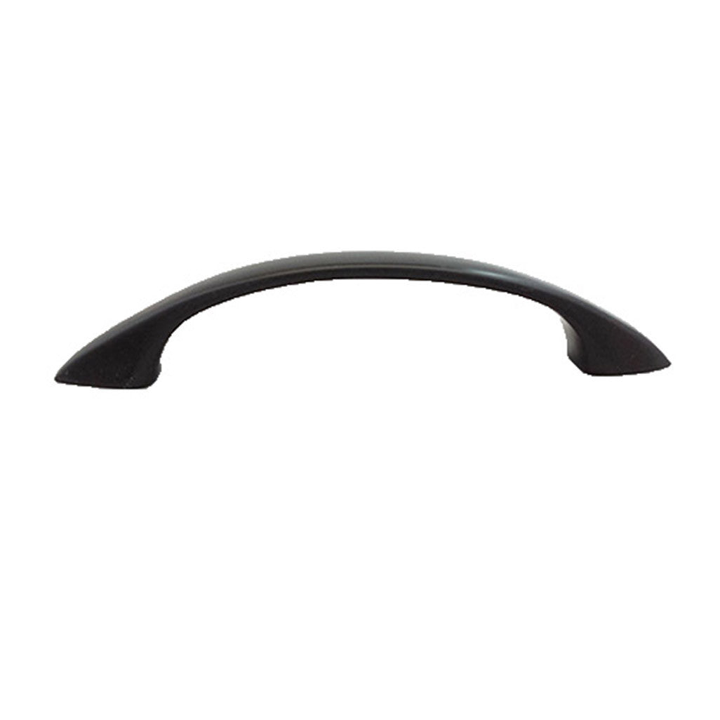 Side View of a Dark Bronze 3" Hole Centers Cabinet Handle Pull from Ultra Hardware's Designers Edge 59158